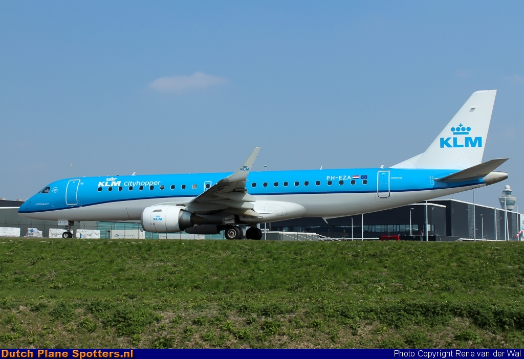 PH-EZA Embraer 190 KLM Cityhopper by Rene van der Wal