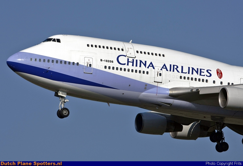 B-18208 Boeing 747-400 China Airlines by Frits