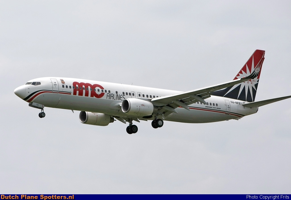 SU-BPZ Boeing 737-800 AMC Airlines by Frits