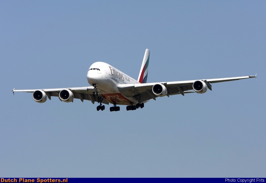 A6-EDE Airbus A380-800 Emirates by Frits