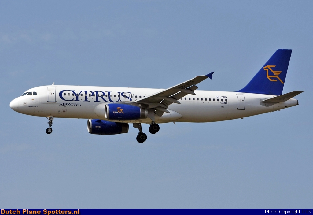 5B-DBB Airbus A320 Cyprus Airways by Frits