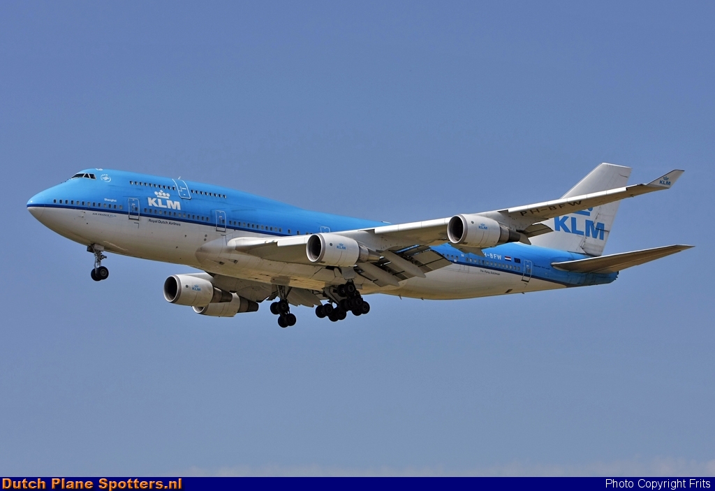 PH-BFW Boeing 747-400 KLM Royal Dutch Airlines by Frits