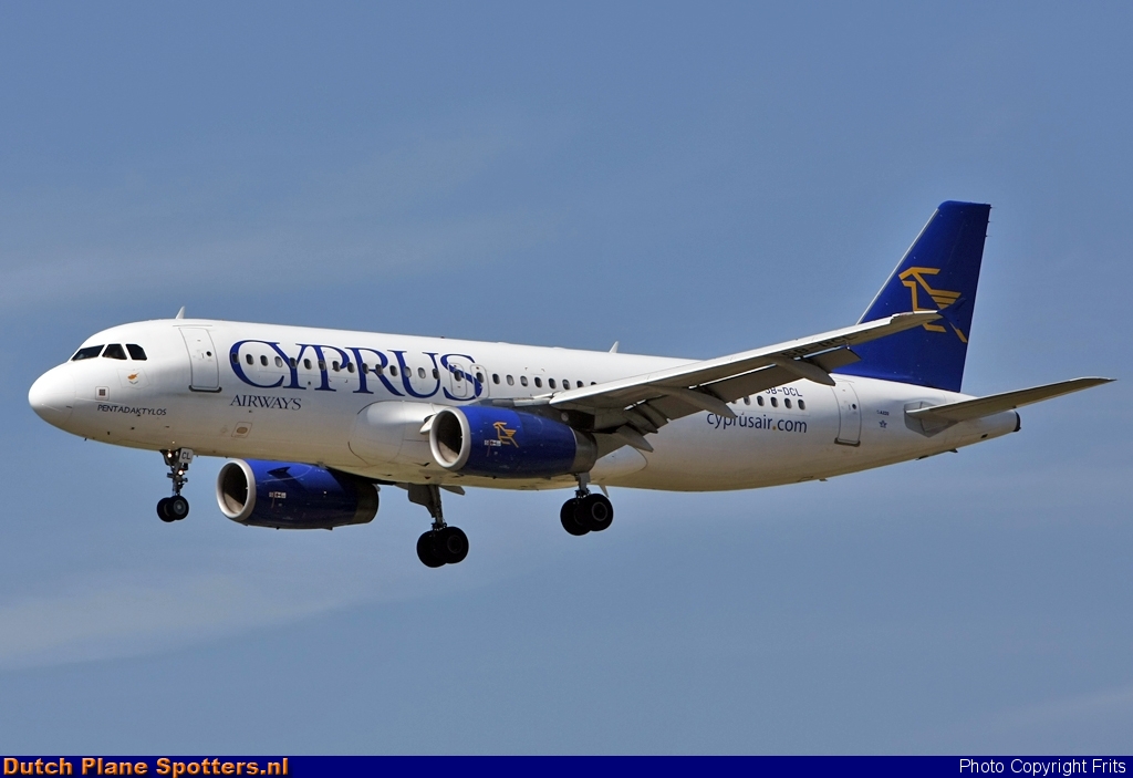 5B-DCL Airbus A320 Cyprus Airways by Frits