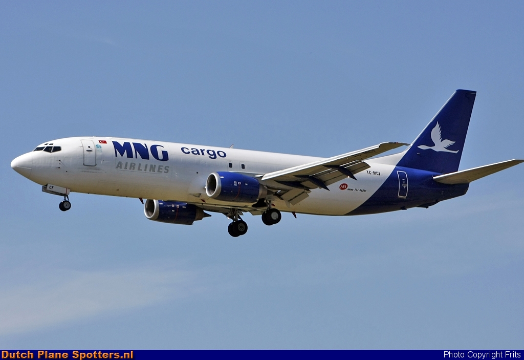 TC-MCF Boeing 737-400 MNG Airlines Cargo by Frits