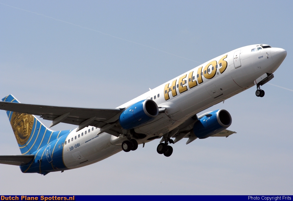 5B-DBI Boeing 737-800 Helios by Frits