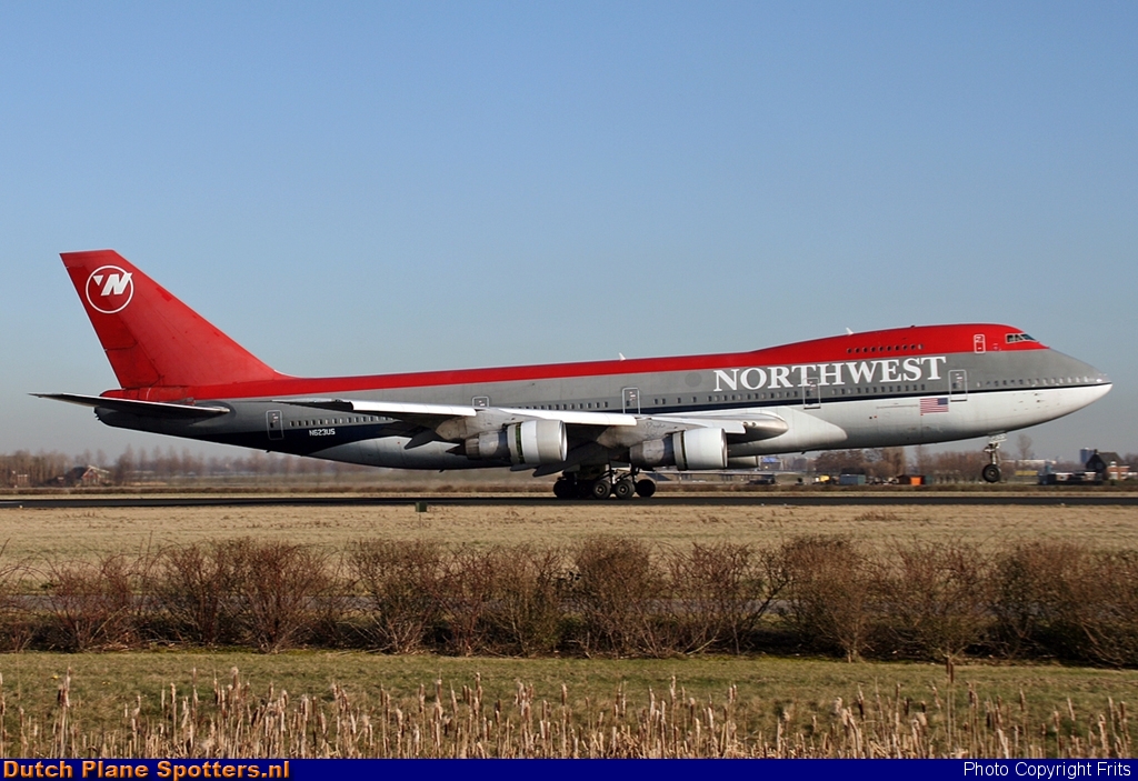 N623US Boeing 747-200 Northwest Airlines by Frits
