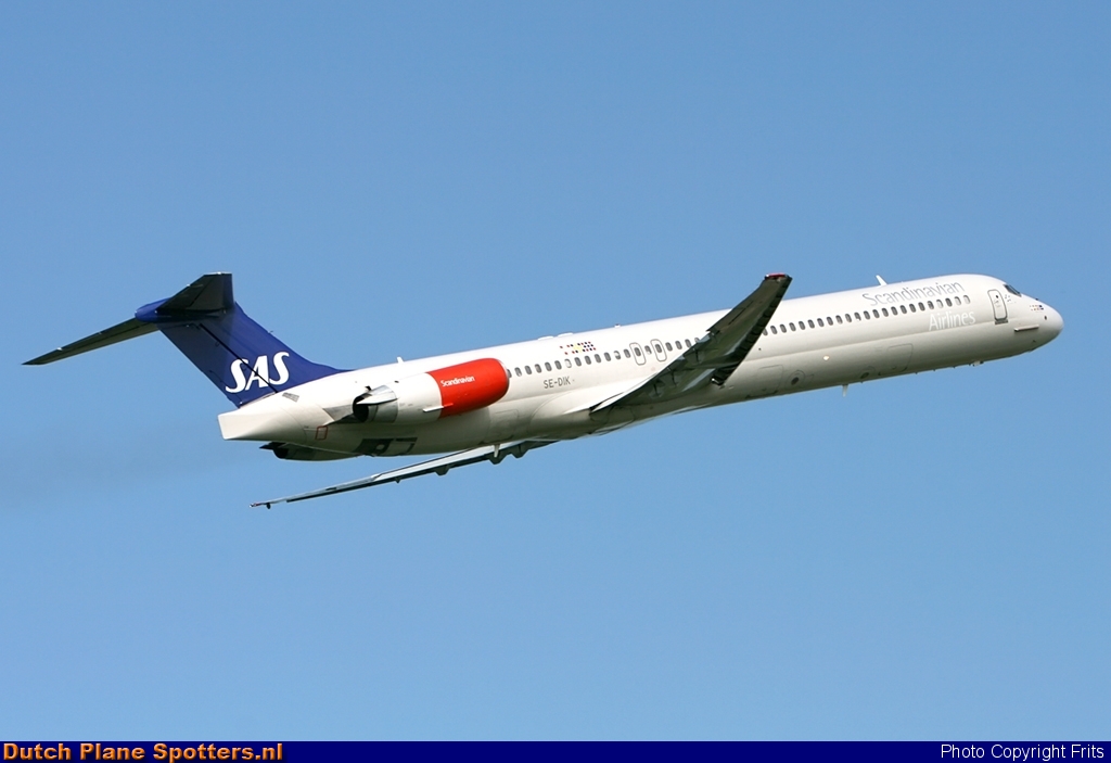 SE-DIK McDonnell Douglas MD-82 SAS Scandinavian Airlines by Frits