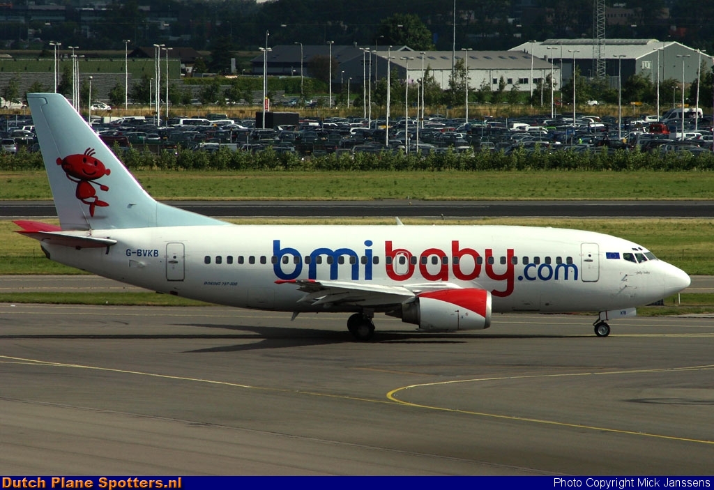 G-BVKB Boeing 737-500 BMI Baby by Mick Janssens