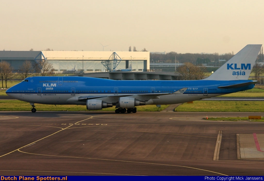 PH-BFP Boeing 747-400 KLM Asia by Mick Janssens