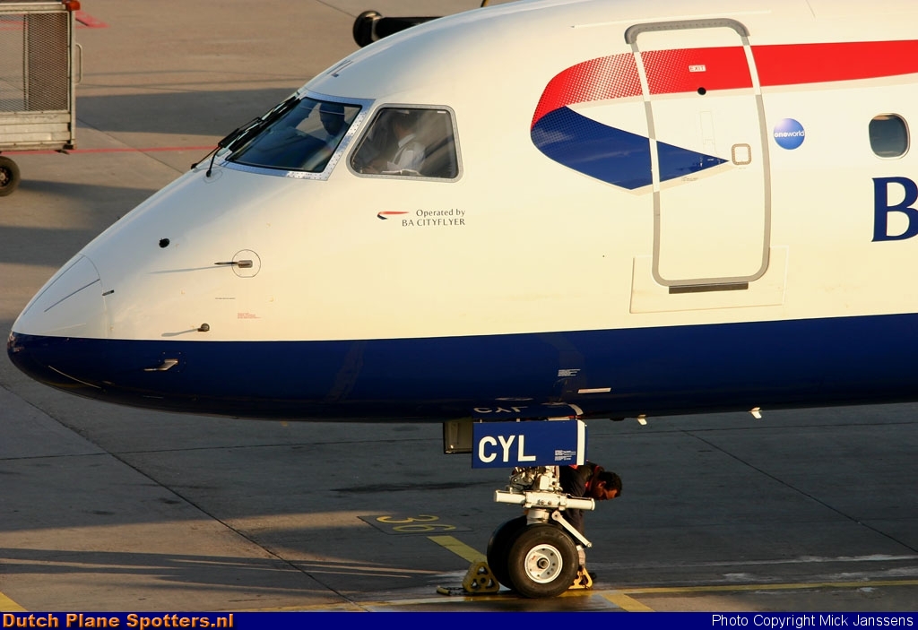 G-LCYL Embraer 190 BA CityFlyer (British Airways) by Mick Janssens