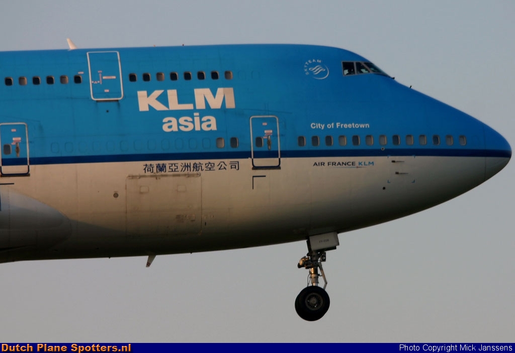 PH-BFF Boeing 747-400 KLM Asia by Mick Janssens