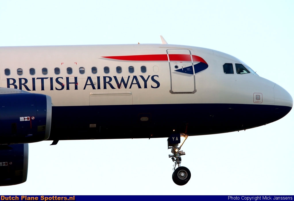 G-EUYA Airbus A320 British Airways by Mick Janssens