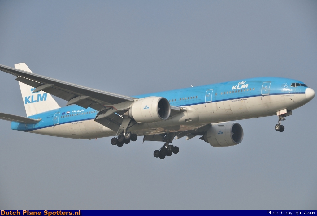 PH-BQH Boeing 777-200 KLM Royal Dutch Airlines by Awax