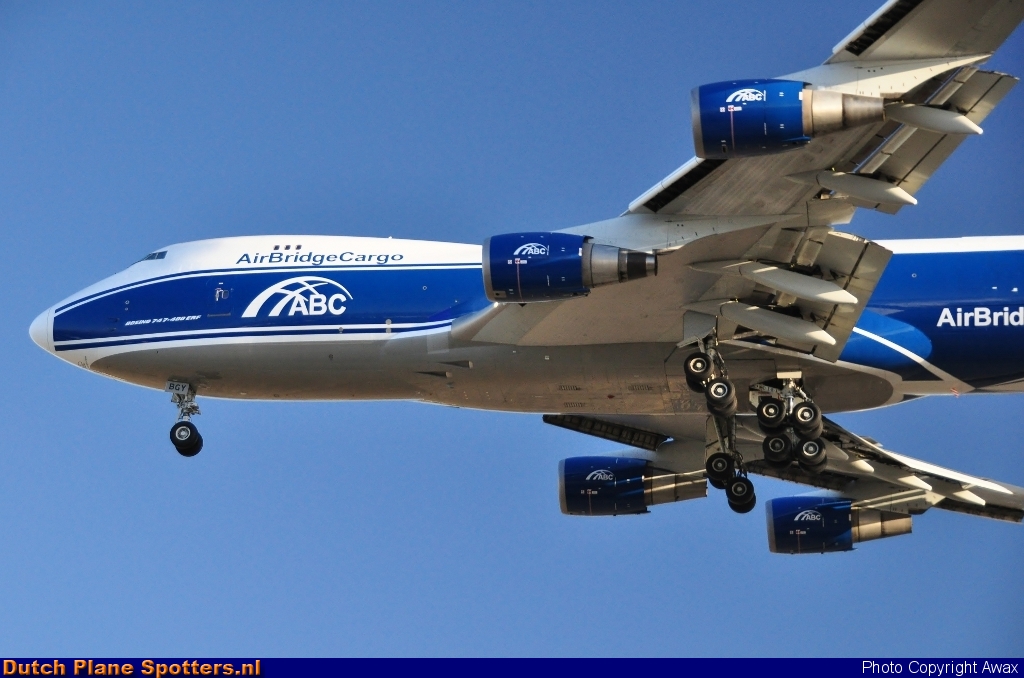 VQ-BGY Boeing 747-400 AirBridgeCargo by Awax