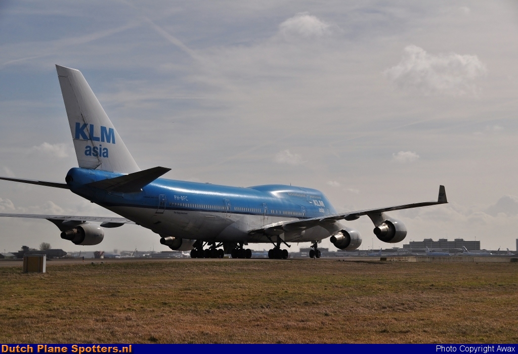 PH-BFC Boeing 747-400 KLM Asia by Awax