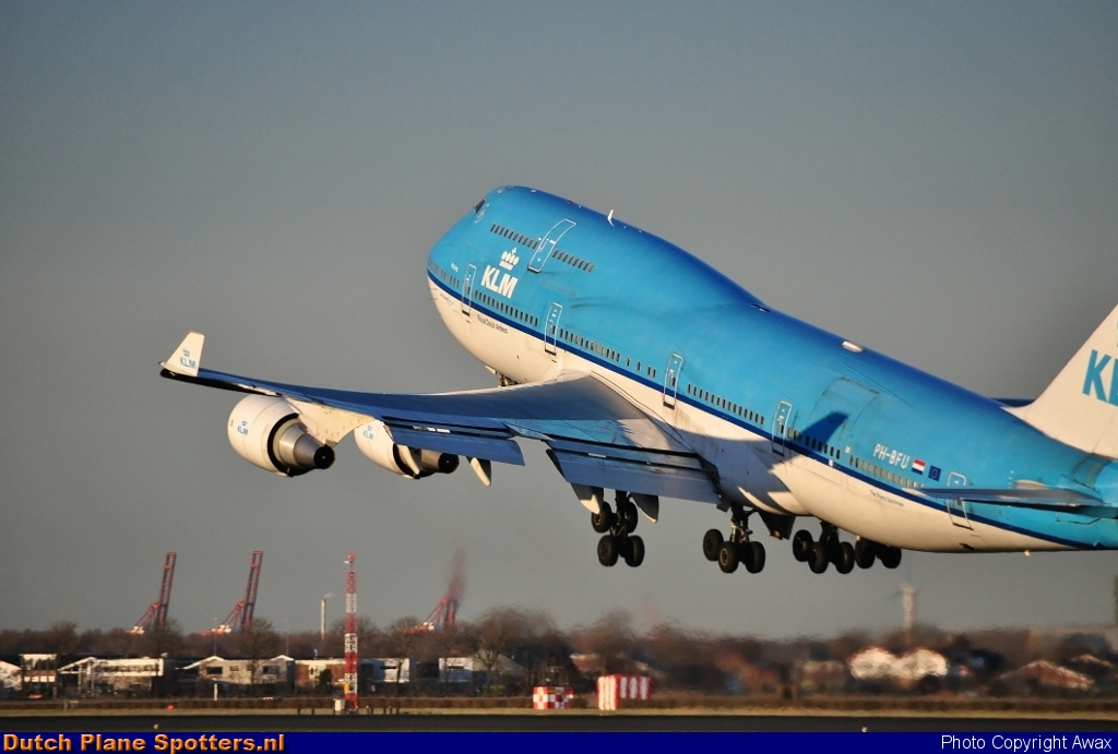 PH-BFU Boeing 747-400 KLM Royal Dutch Airlines by Awax