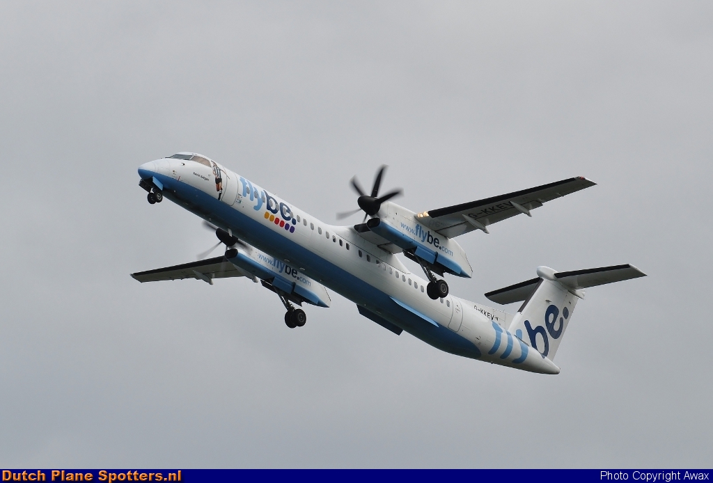 G-KKEV Bombardier Dash 8-Q400 Flybe by Awax