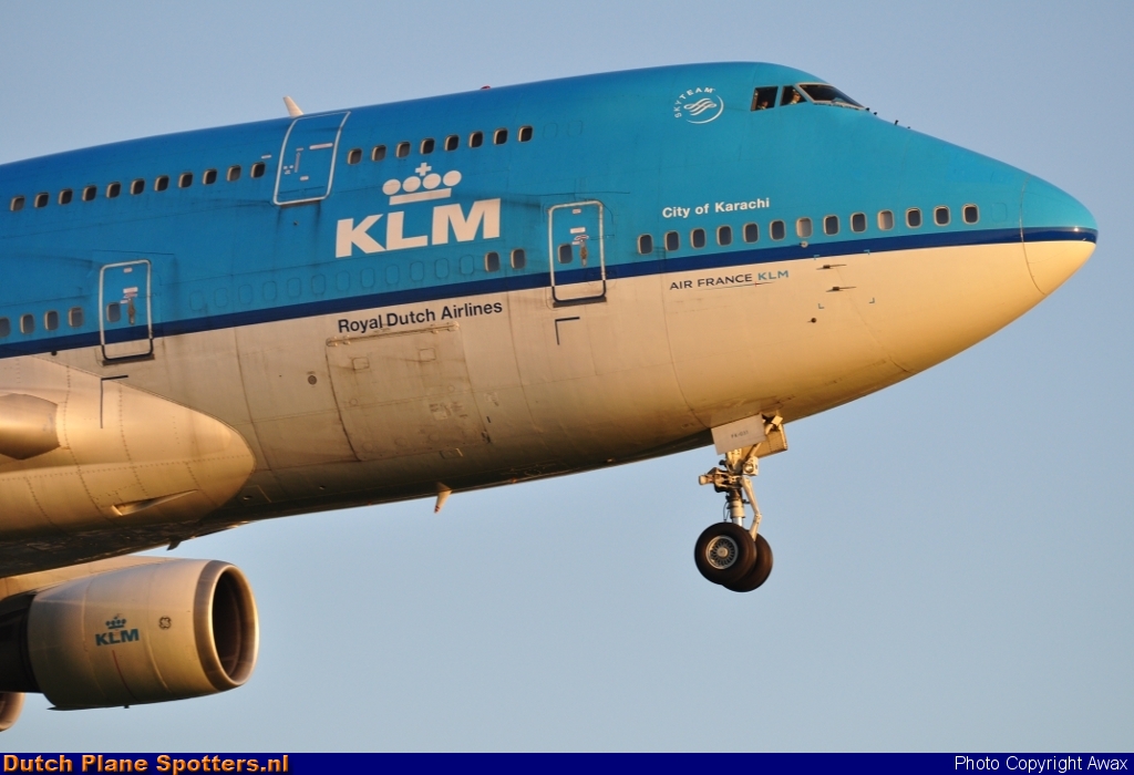 PH-BFK Boeing 747-400 KLM Royal Dutch Airlines by Awax