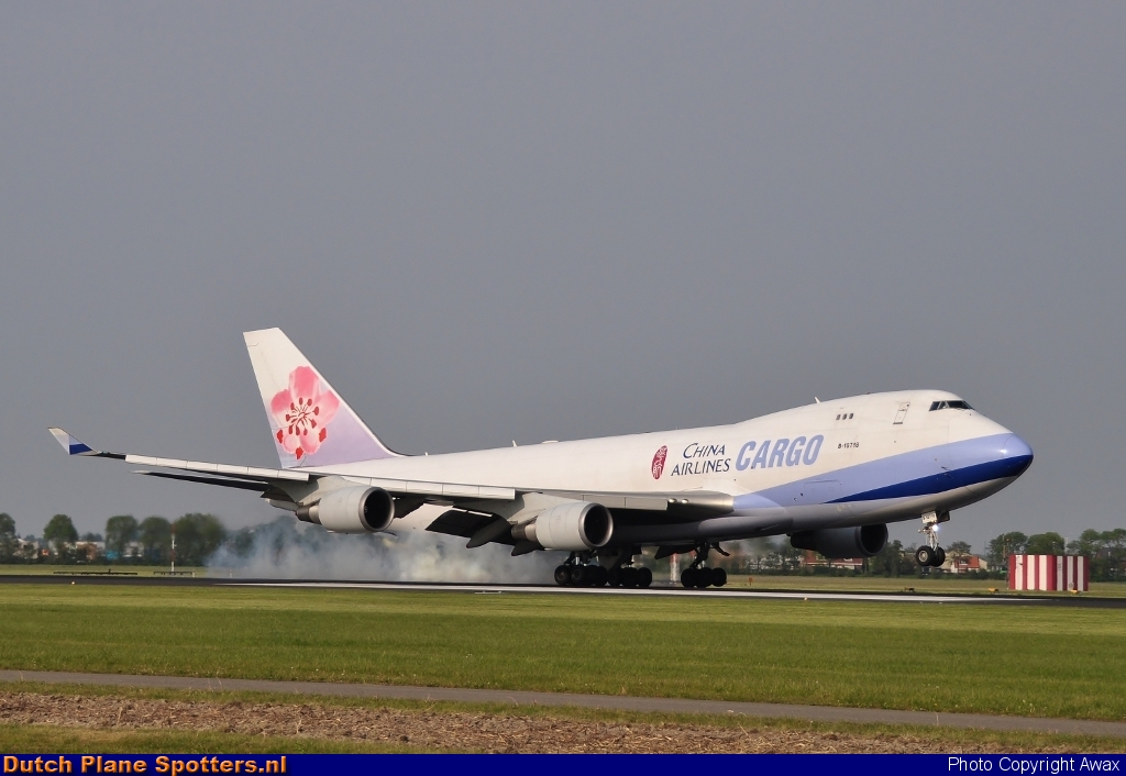 B-18718 Boeing 747-400 China Airlines Cargo by Awax