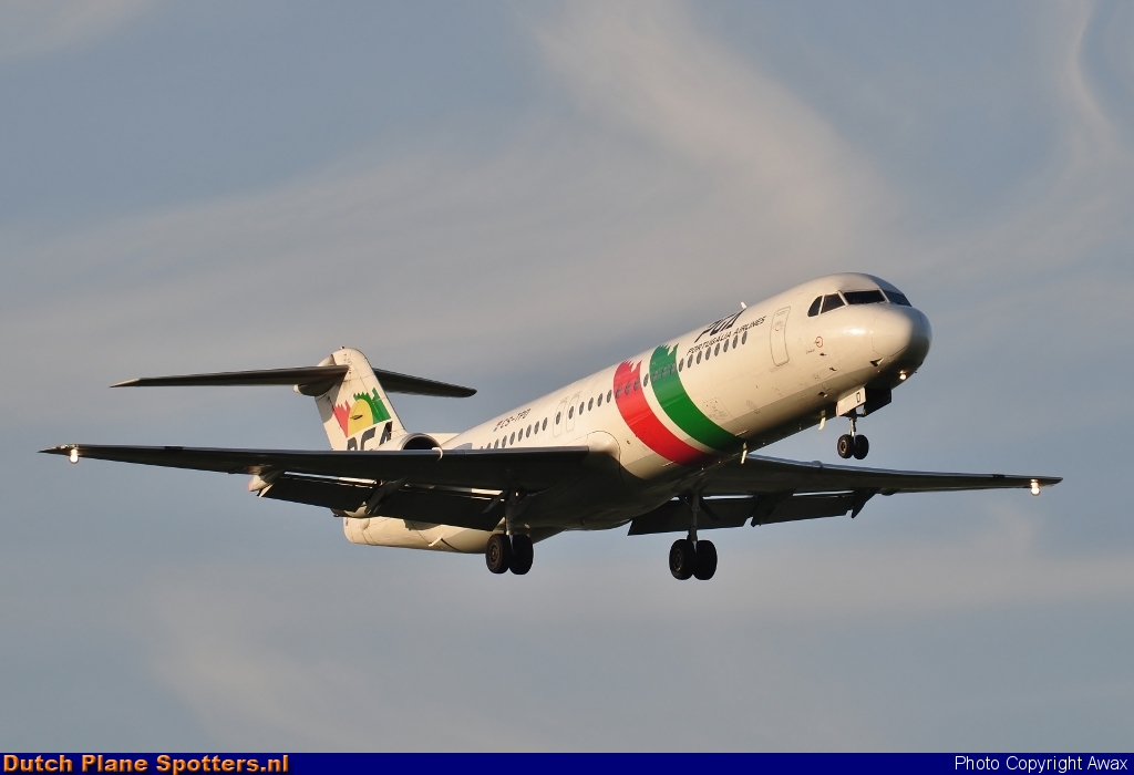 CS-TPD Fokker 100 PGA Portugalia Airlines by Awax