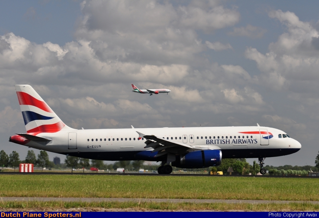 G-EUUN Airbus A320 British Airways by Awax
