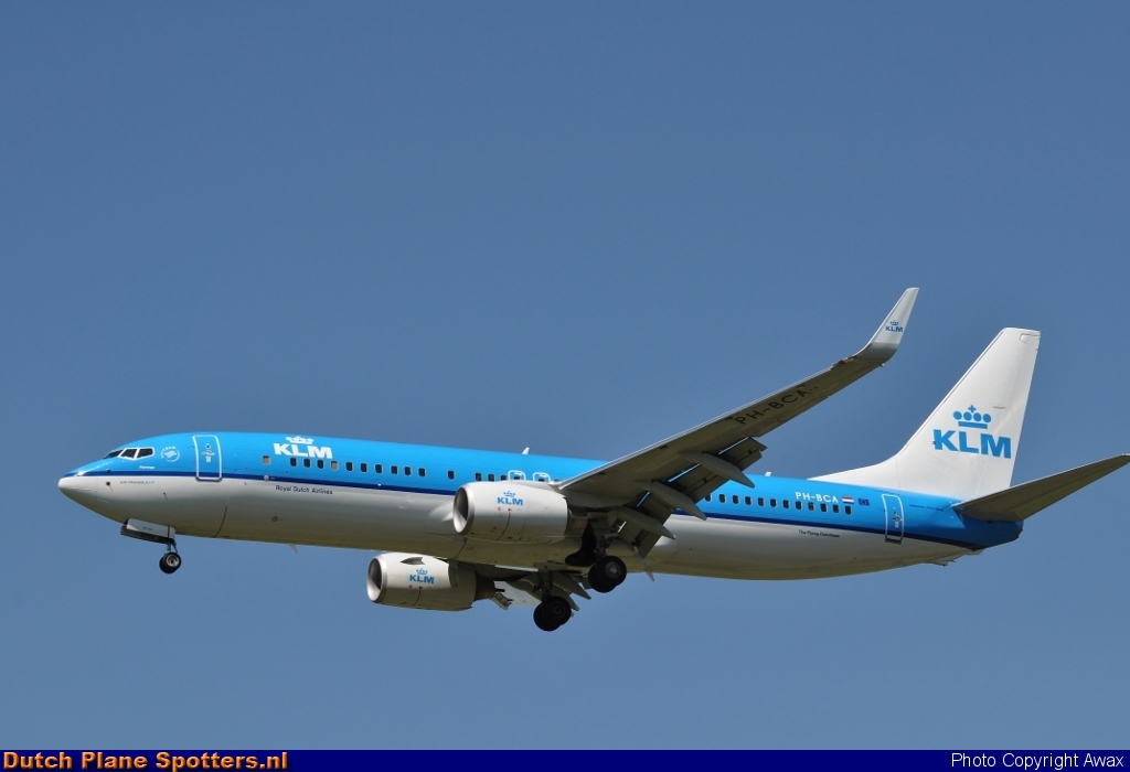 PH-BCA Boeing 737-800 KLM Royal Dutch Airlines by Awax