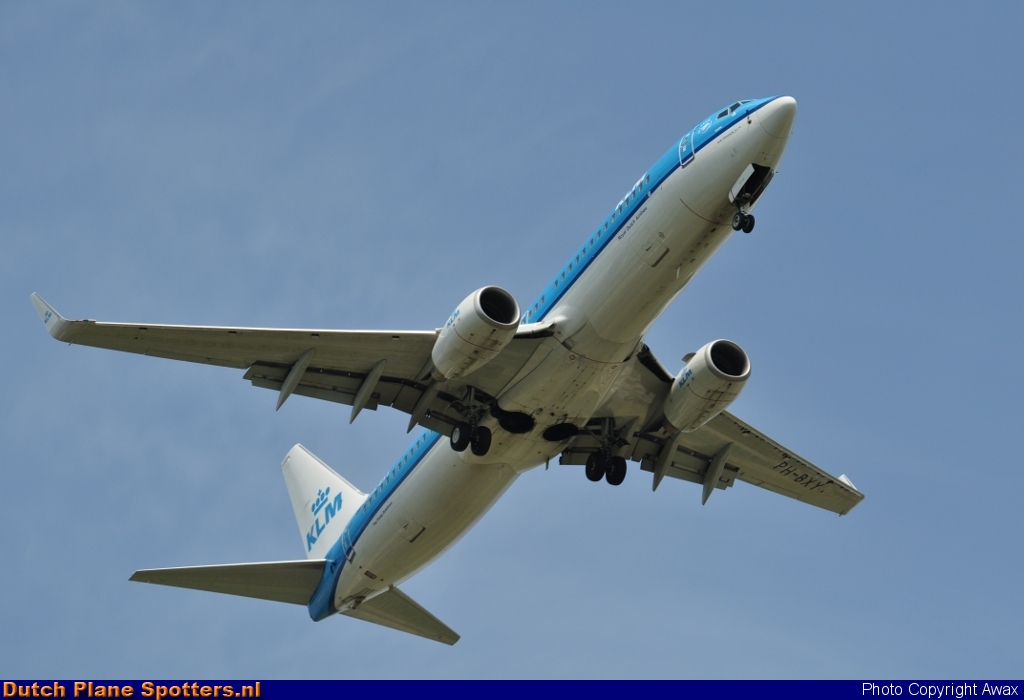 PH-BXY Boeing 737-800 KLM Royal Dutch Airlines by Awax