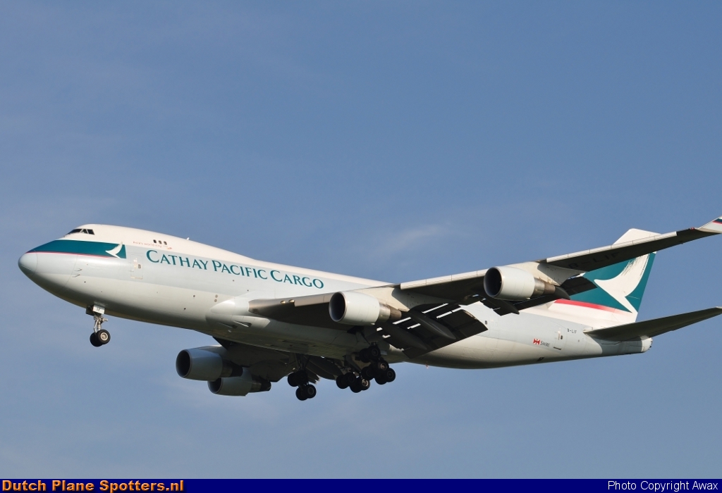 B-LIF Boeing 747-400 Cathay Pacific Cargo by Awax