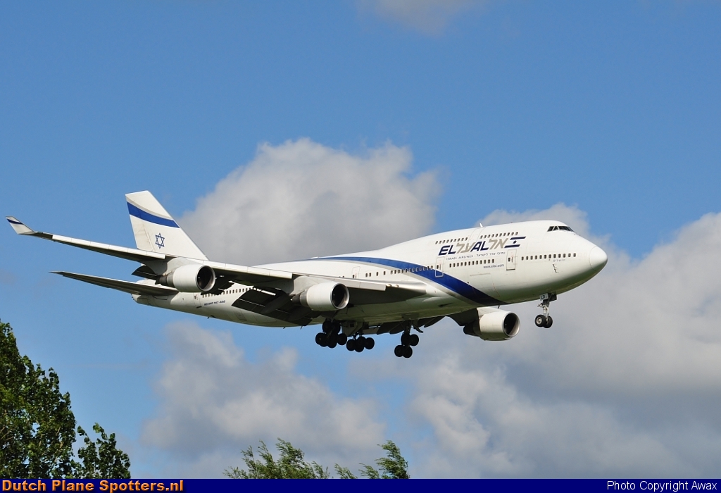 4X-ELD Boeing 747-400 El Al Israel Airlines by Awax