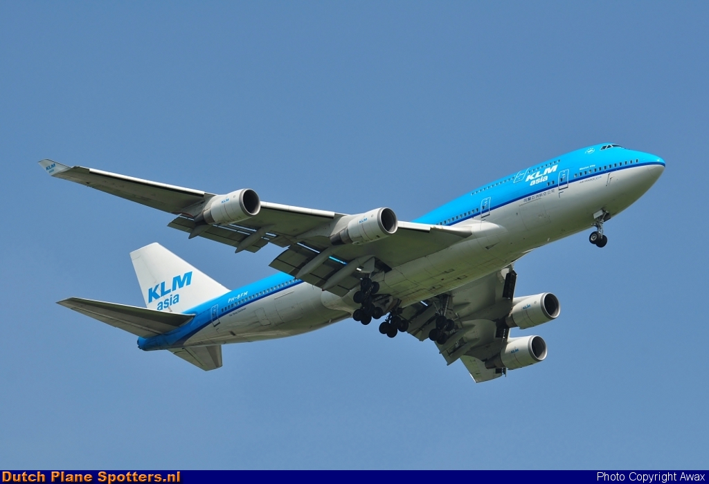 PH-BFM Boeing 747-400 KLM Asia by Awax