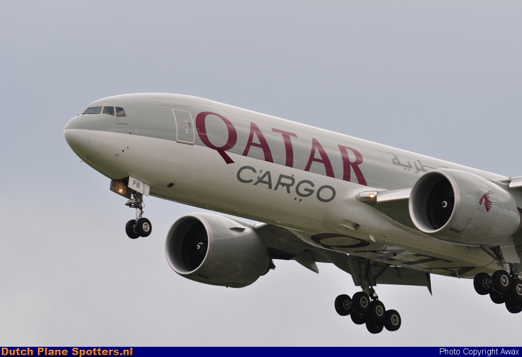 A7-BFB Boeing 777-F Qatar Airways Cargo by Awax