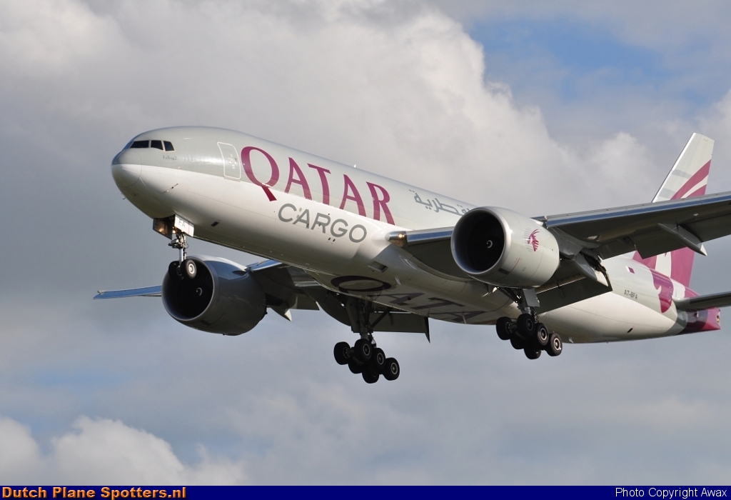 A7-BFA Boeing 777-F Qatar Airways Cargo by Awax