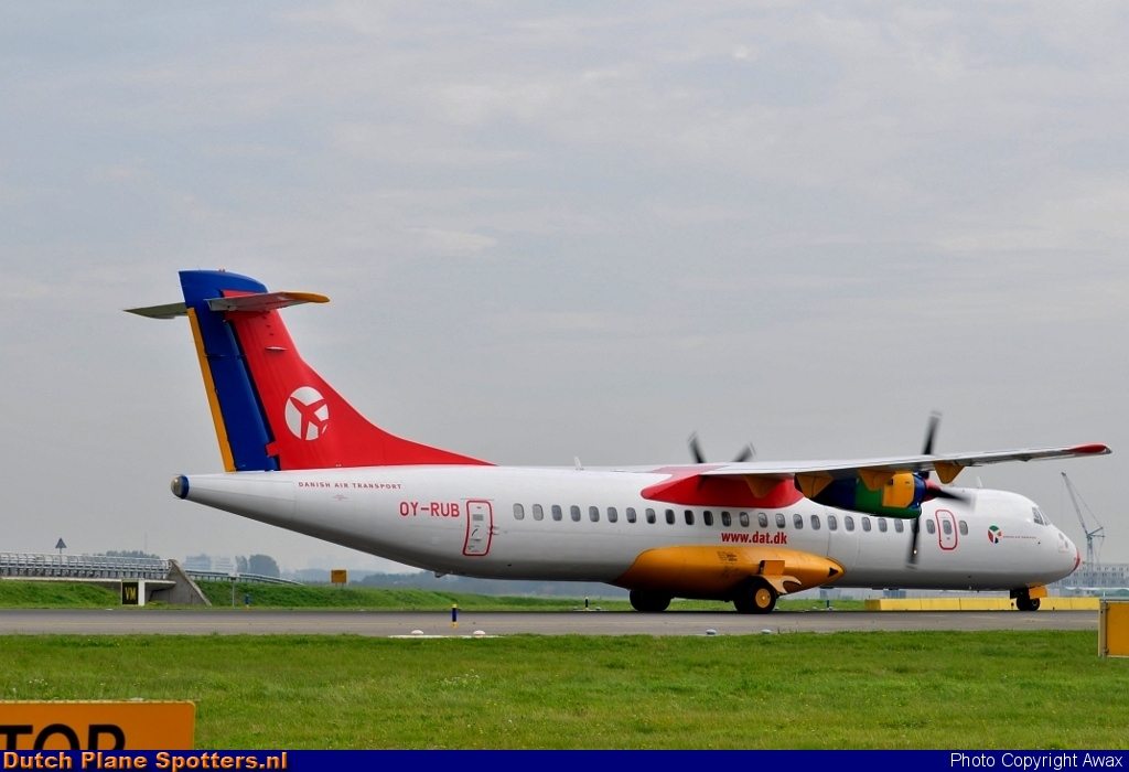 OY-RUB ATR 72 Danish Air Transport by Awax