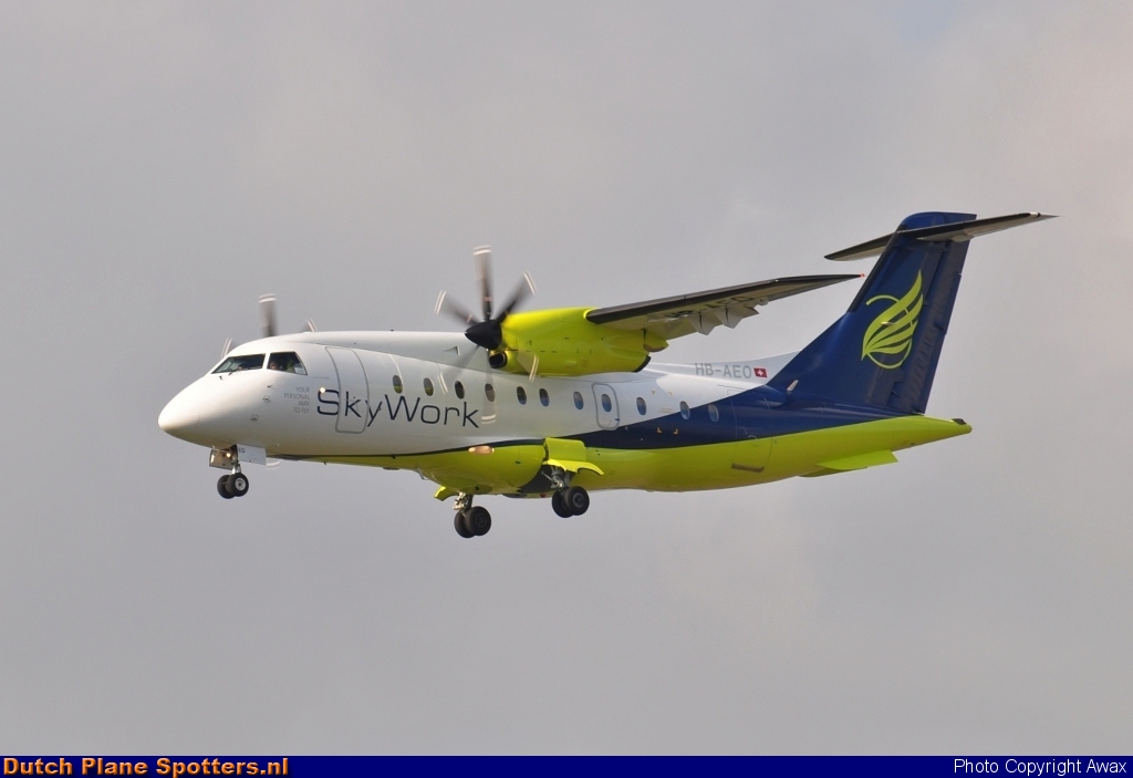 HB-AEO Dornier Do-328 Sky Work Airlines by Awax