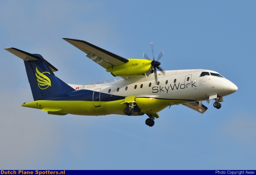 HB-AES Dornier Do-328 Sky Work Airlines by Awax