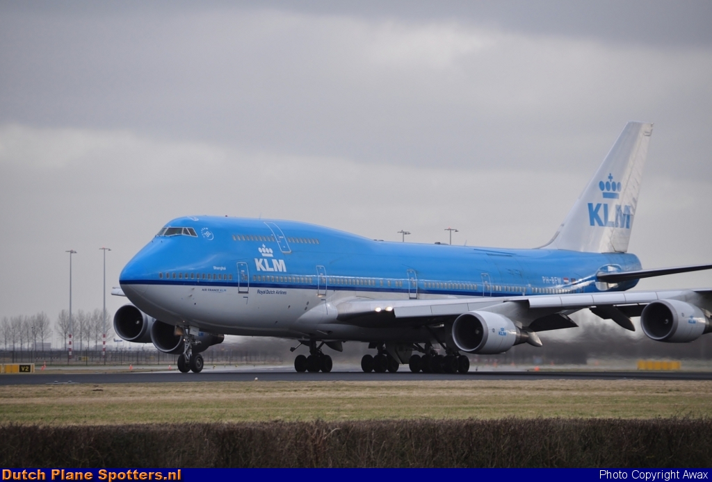 PH-BFW Boeing 747-400 KLM Royal Dutch Airlines by Awax