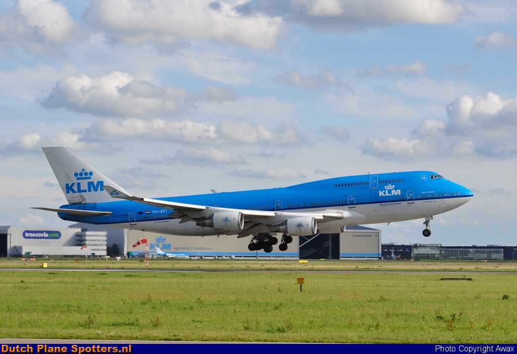 PH-BFI Boeing 747-400 KLM Royal Dutch Airlines by Awax