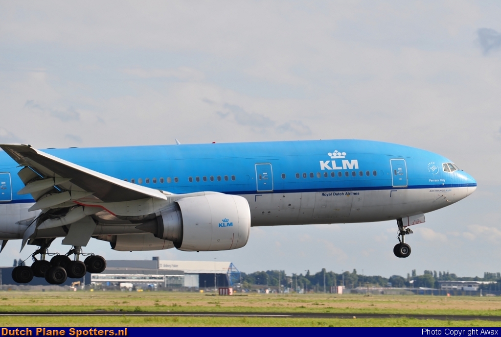 PH-BVF Boeing 777-300 KLM Royal Dutch Airlines by Awax