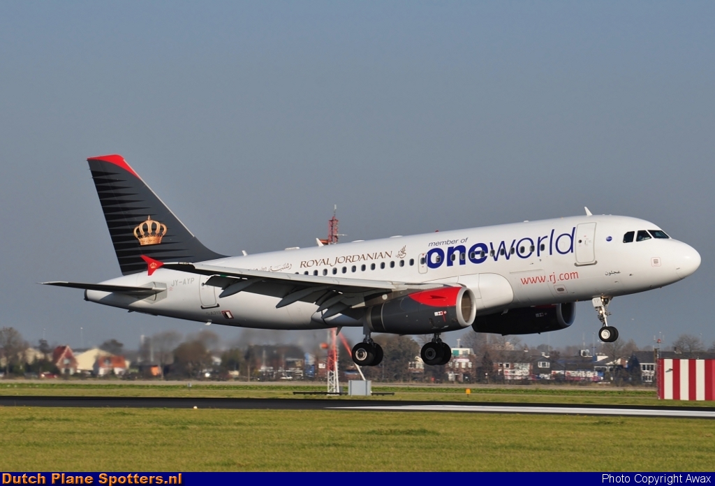 JY-AYP Airbus A319 Royal Jordanian Airlines by Awax