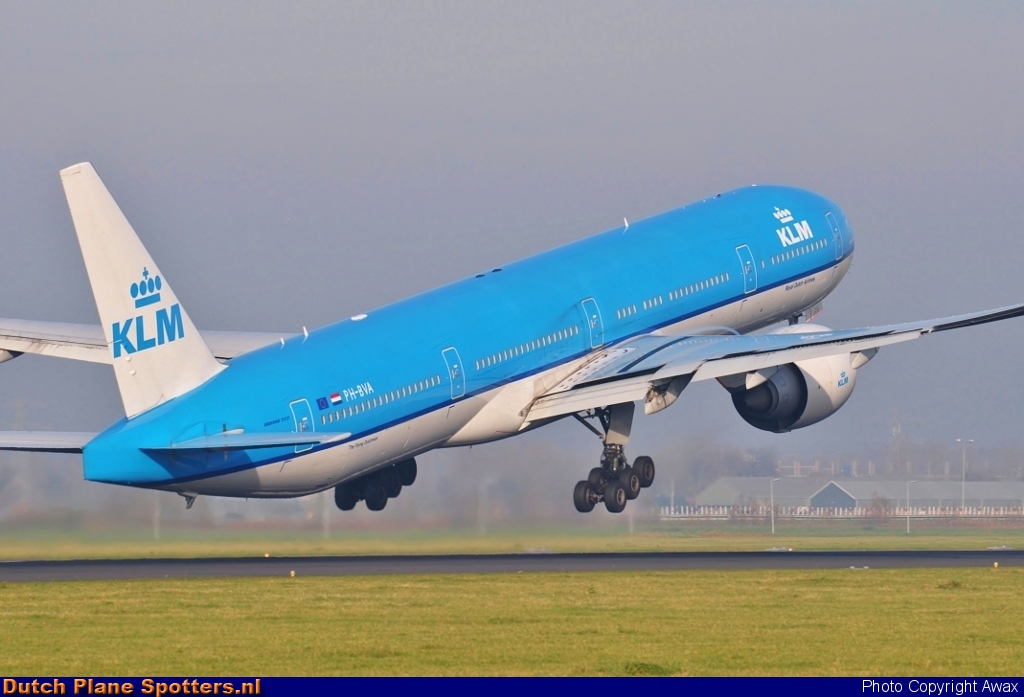 PH-BVA Boeing 777-300 KLM Royal Dutch Airlines by Awax