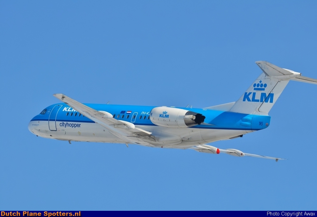 PH-KZI Fokker 70 KLM Cityhopper by Awax