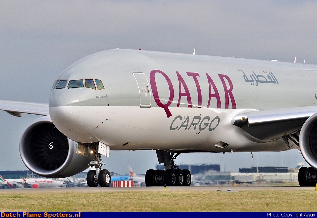 A7-BFC Boeing 777-F Qatar Airways Cargo by Awax
