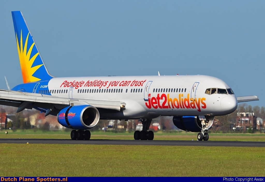 G-LSAM Boeing 757-200 Jet2 by Awax