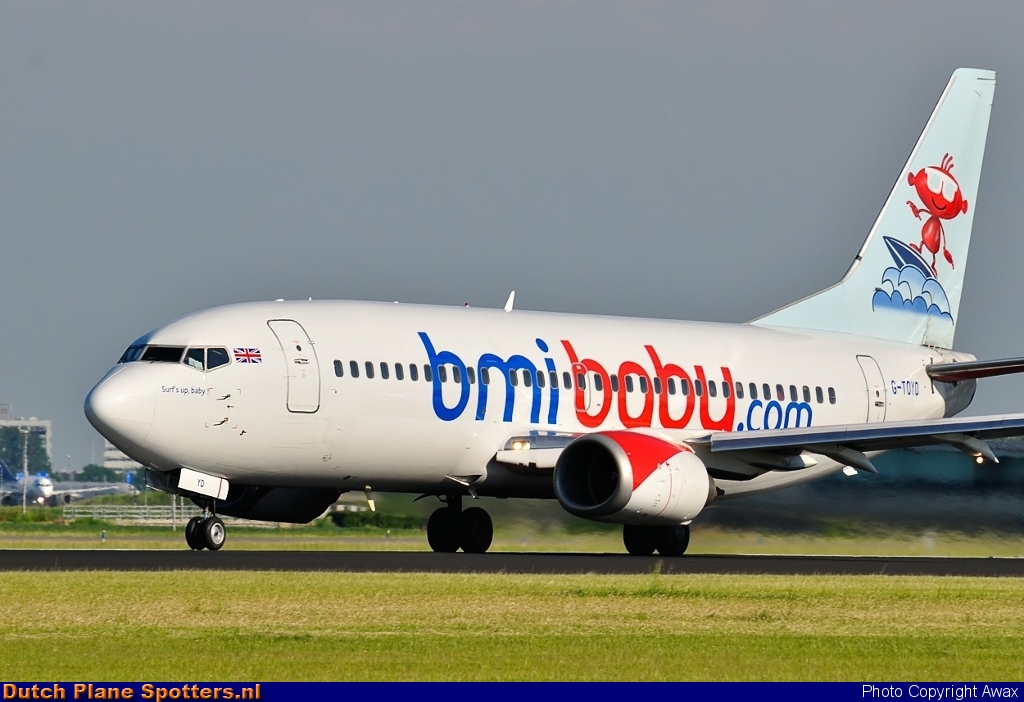 G-TOYD Boeing 737-300 BMI Baby by Awax