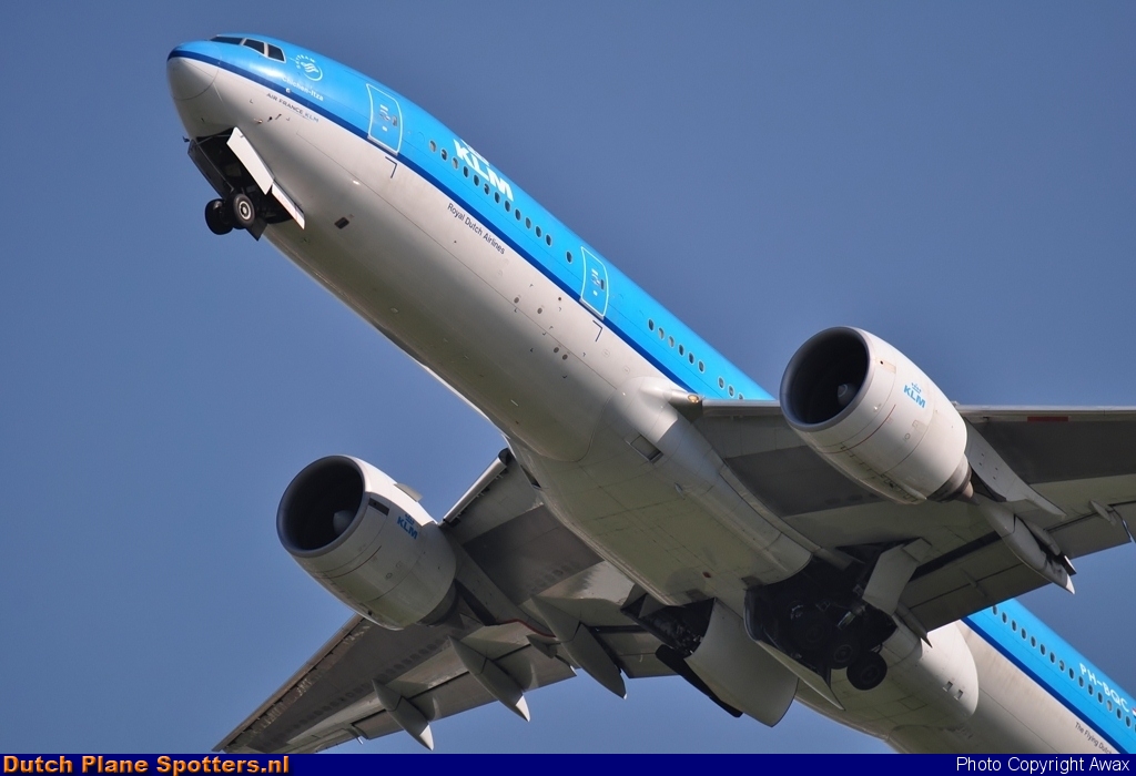 PH-BQC Boeing 777-200 KLM Royal Dutch Airlines by Awax
