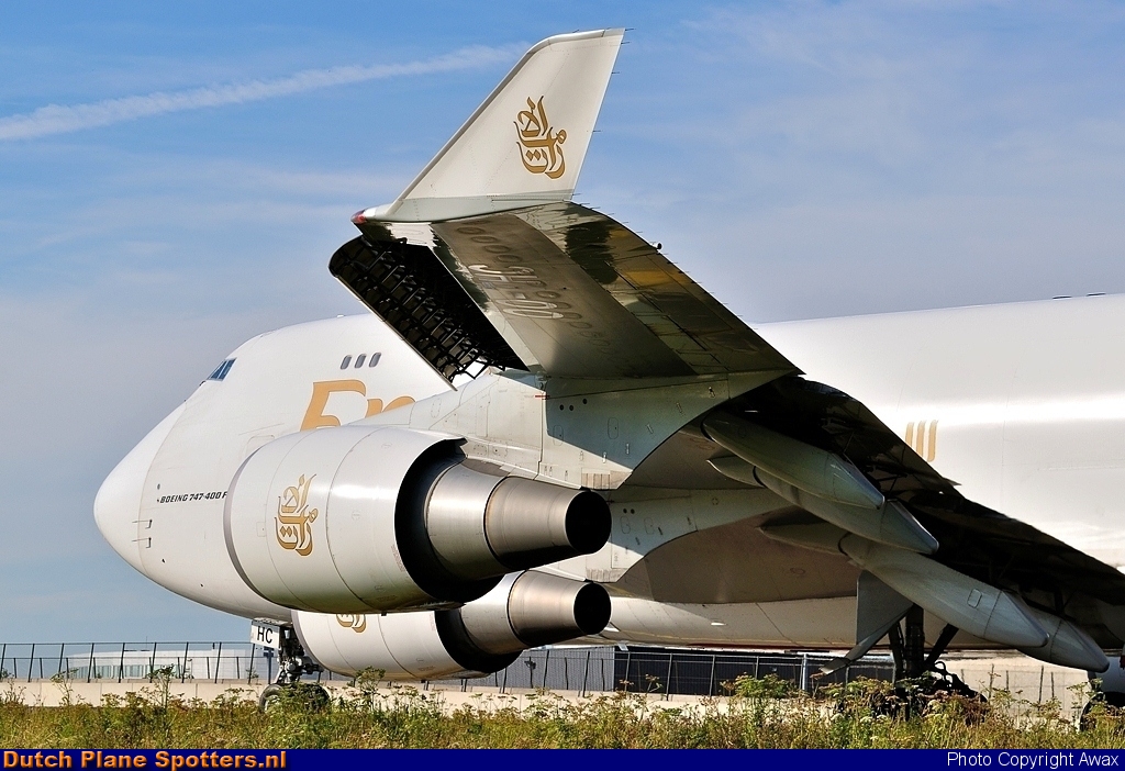OO-THC Boeing 747-400 Emirates Sky Cargo by Awax