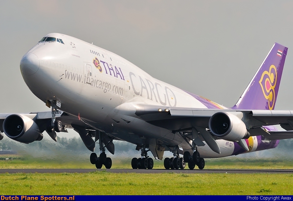 HS-TGJ Boeing 747-400 Thai Cargo by Awax
