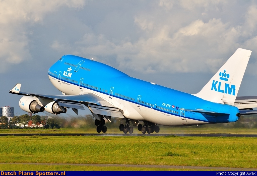 PH-BFV Boeing 747-400 KLM Royal Dutch Airlines by Awax