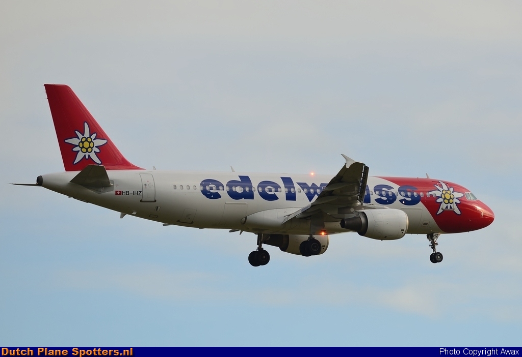 HB-IHZ Airbus A320 Edelweiss Air by Awax