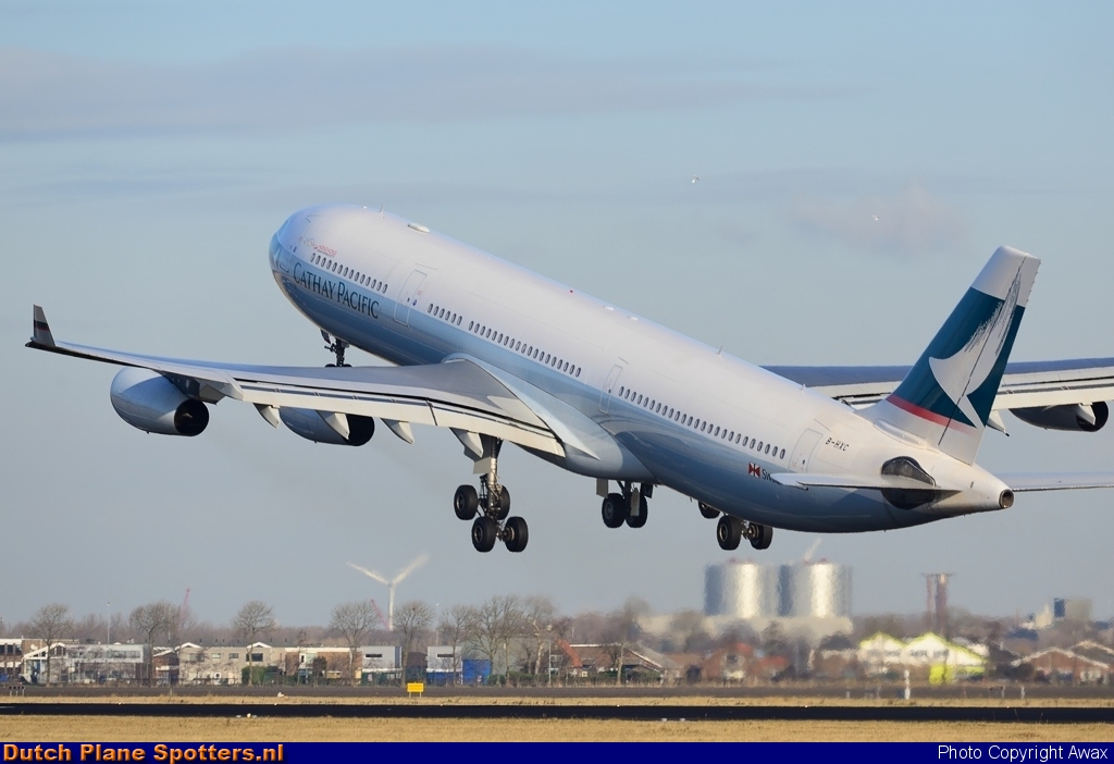 B-HXC Airbus A340-300 Cathay Pacific by Awax
